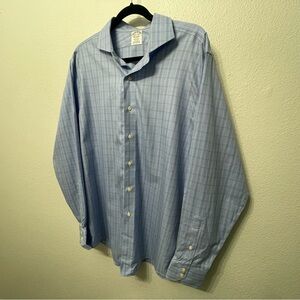 Brooks brother blue button up perfect condition